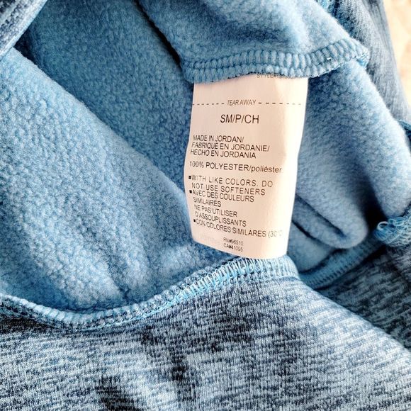 New Under Armour men's sweater 1/4 zip fleece blue icy small gift - Picture 3 of 9